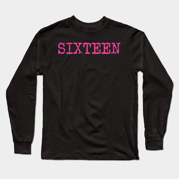 Sweet Eighteen 18th birthday 18th ladies adult Long Sleeve T-Shirt by The Hammer